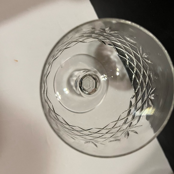 Set Of 5 Kristal Zajecar Stemmed Crystal Wine/Water Goblets- Gorgeous. - Picture 7 of 14